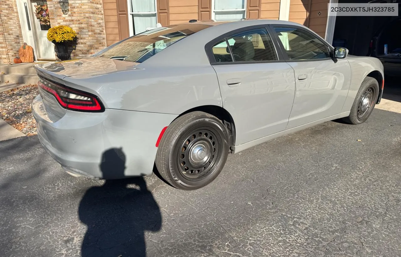 2018 Dodge Charger Police VIN: 2C3CDXKT5JH323785 Lot: 78303294