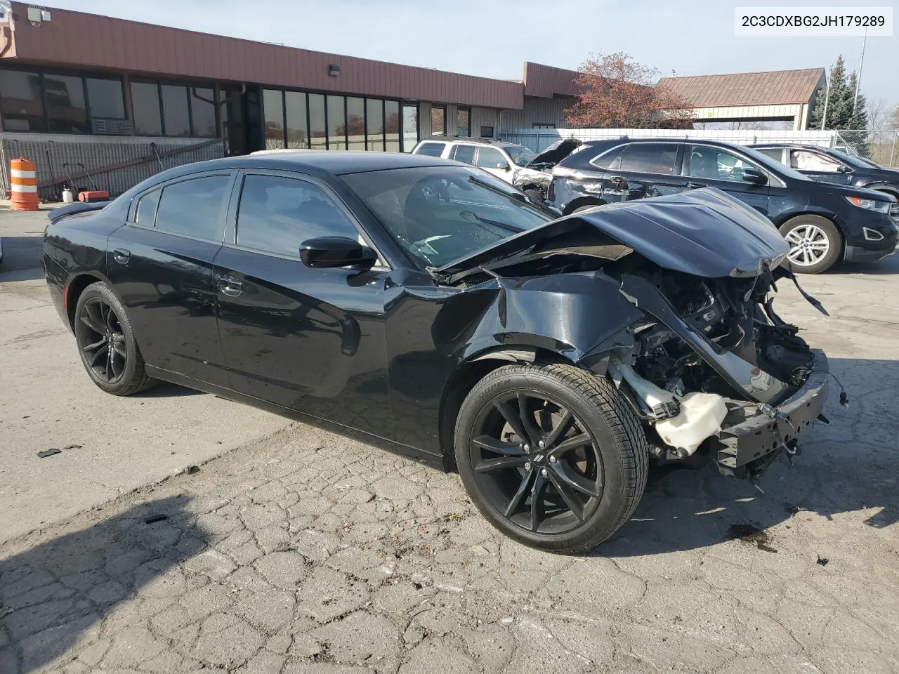 2018 Dodge Charger Sxt VIN: 2C3CDXBG2JH179289 Lot: 78398184