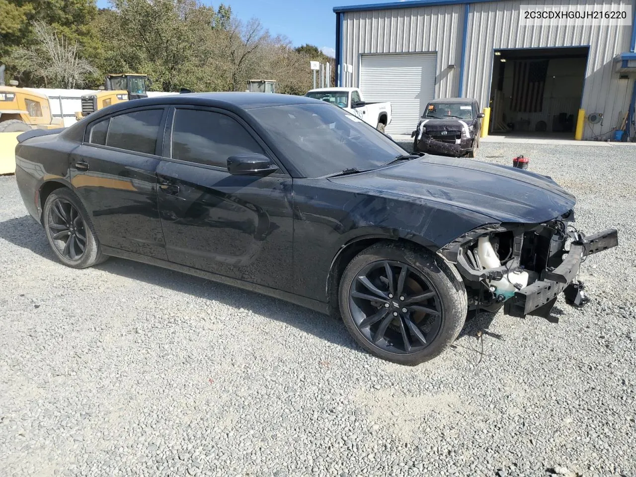 2018 Dodge Charger Sxt Plus VIN: 2C3CDXHG0JH216220 Lot: 78476934