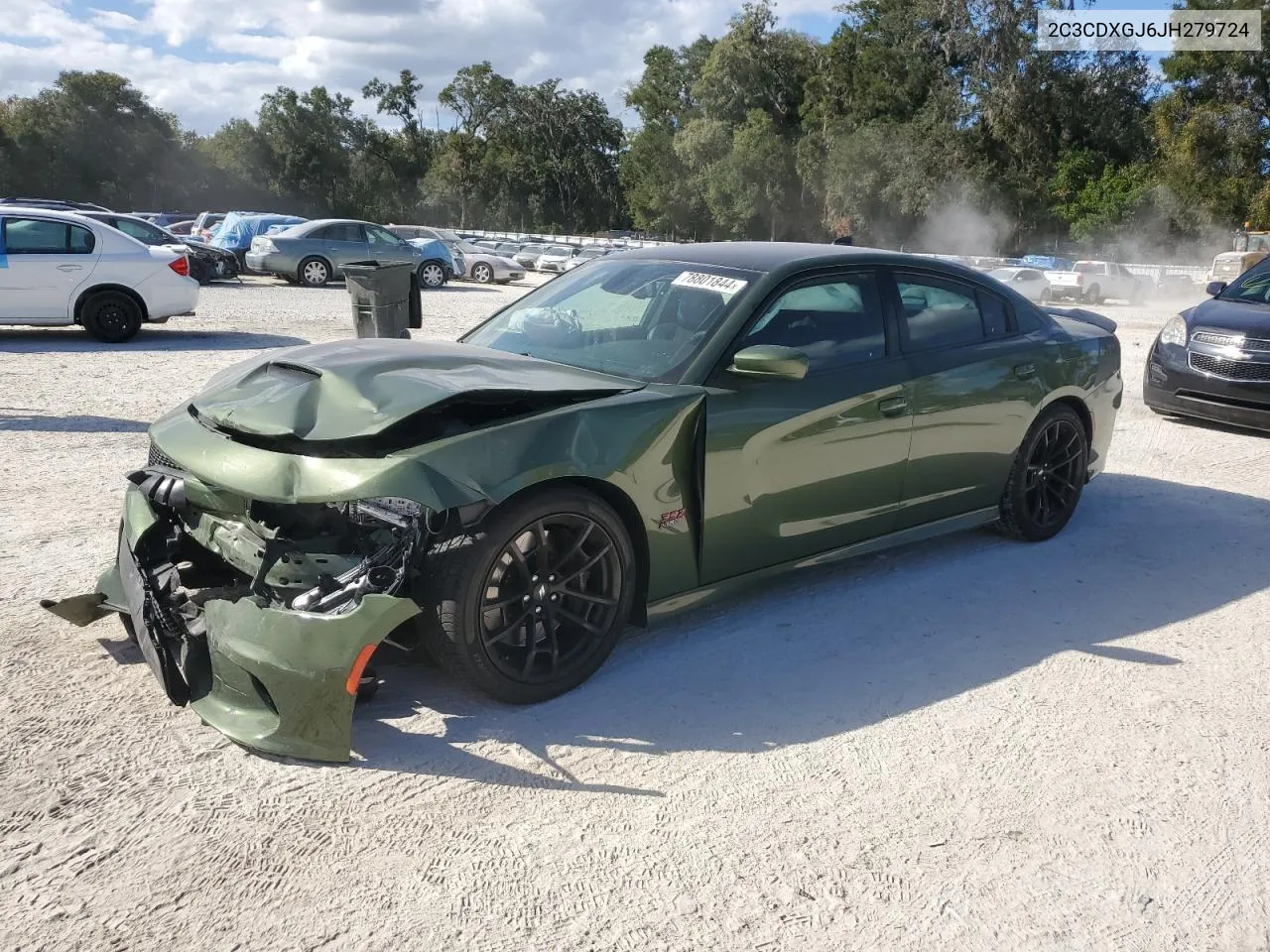 2018 Dodge Charger R/T 392 VIN: 2C3CDXGJ6JH279724 Lot: 78801844