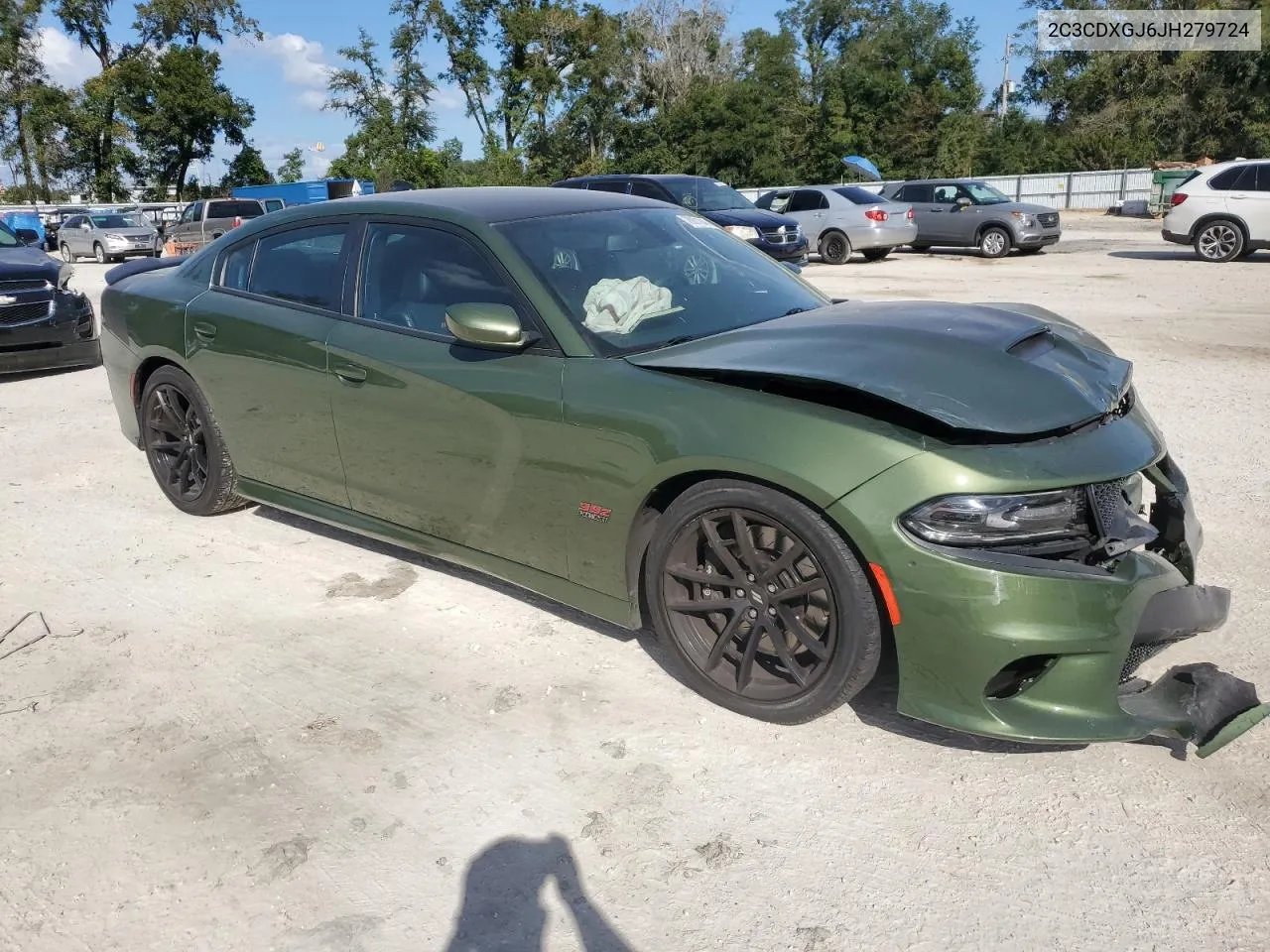 2018 Dodge Charger R/T 392 VIN: 2C3CDXGJ6JH279724 Lot: 78801844