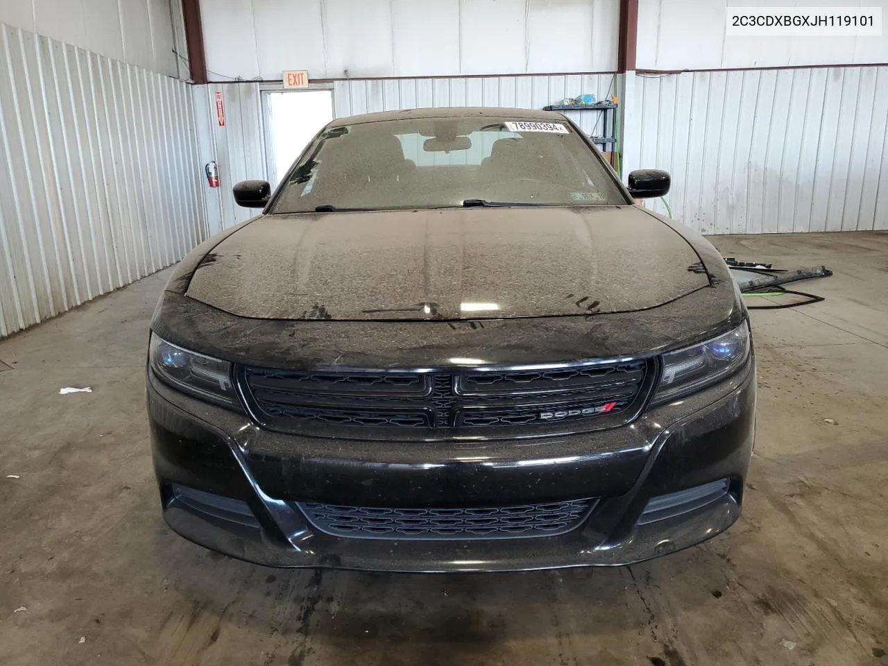 2018 Dodge Charger Sxt VIN: 2C3CDXBGXJH119101 Lot: 78990394