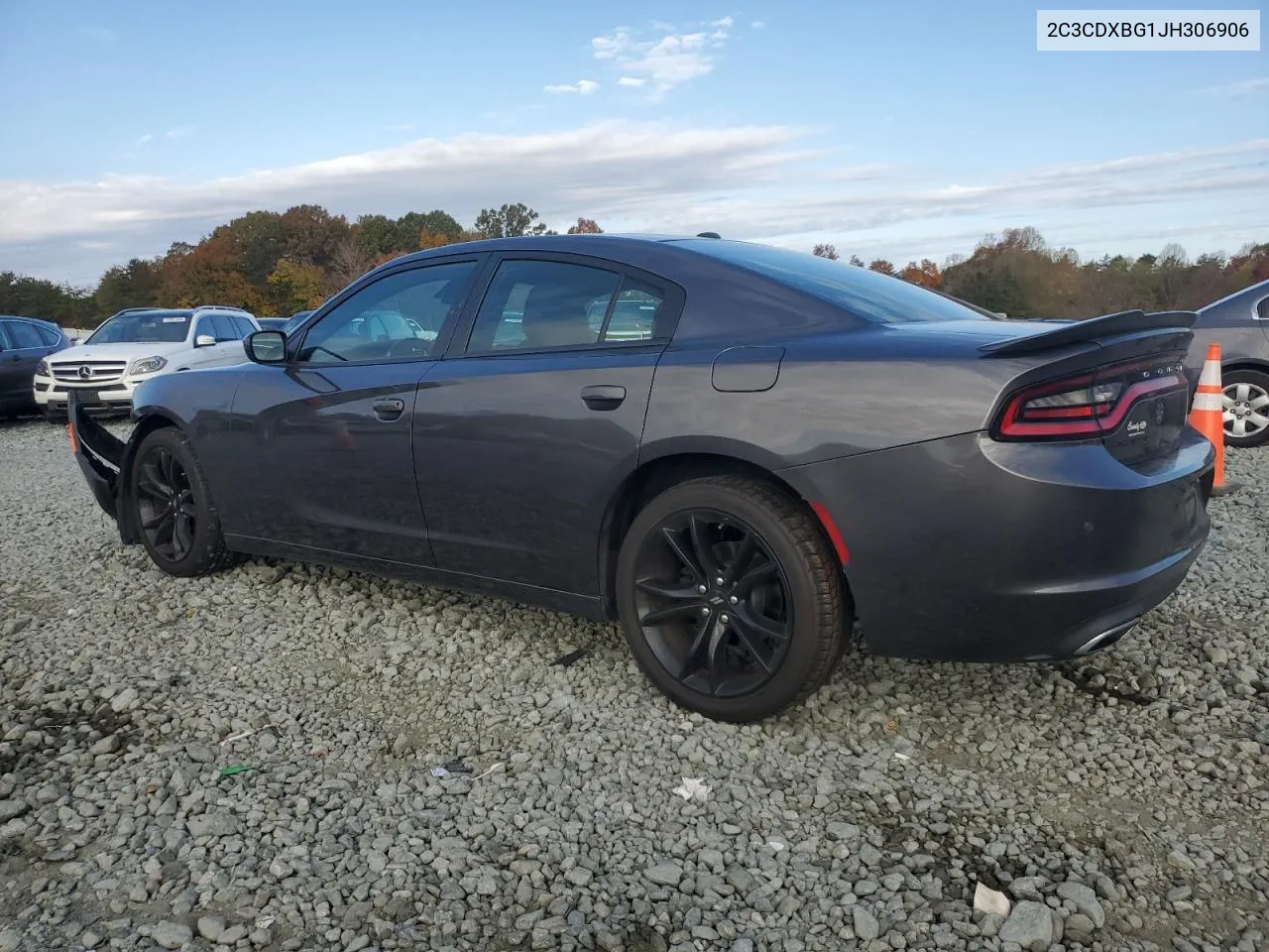 2018 Dodge Charger Sxt VIN: 2C3CDXBG1JH306906 Lot: 79079224