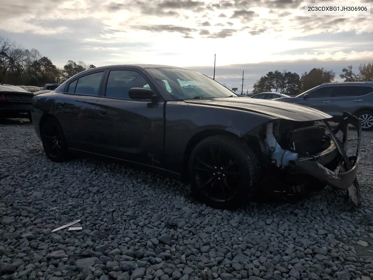 2018 Dodge Charger Sxt VIN: 2C3CDXBG1JH306906 Lot: 79079224