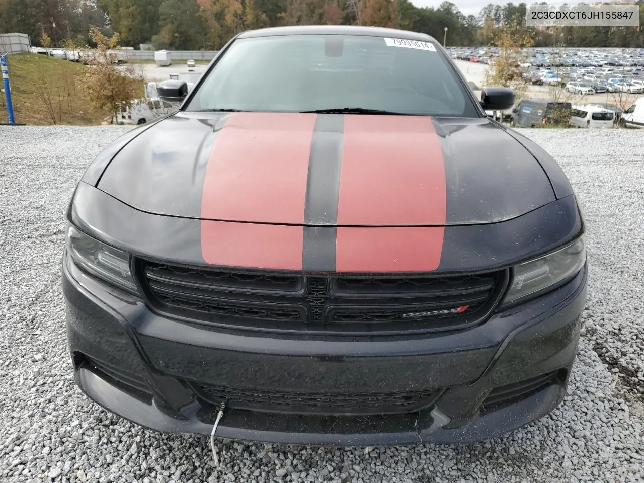 2018 Dodge Charger R/T VIN: 2C3CDXCT6JH155847 Lot: 79935614