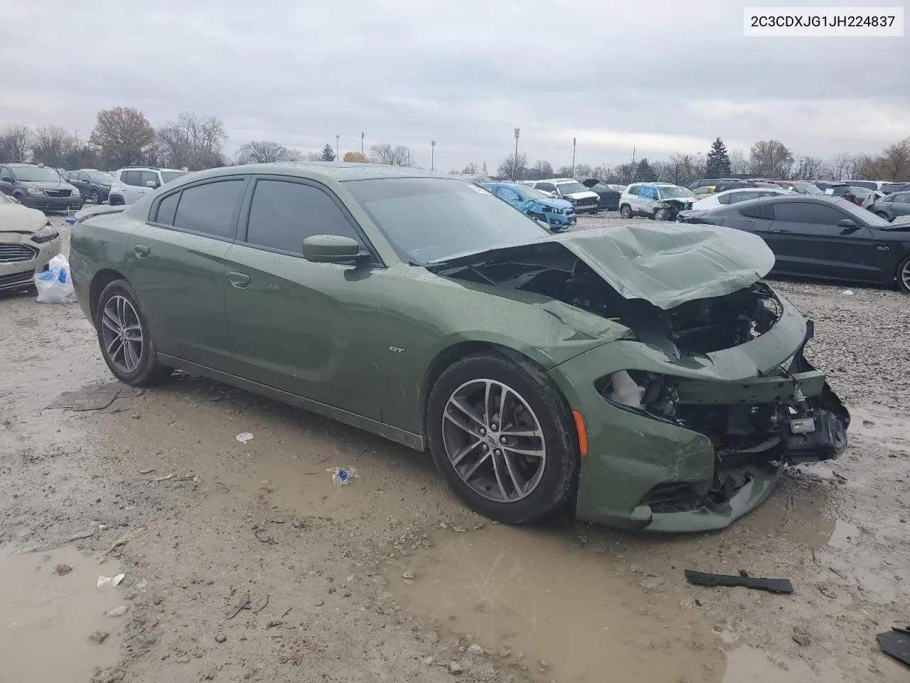 2018 Dodge Charger Gt VIN: 2C3CDXJG1JH224837 Lot: 80497834