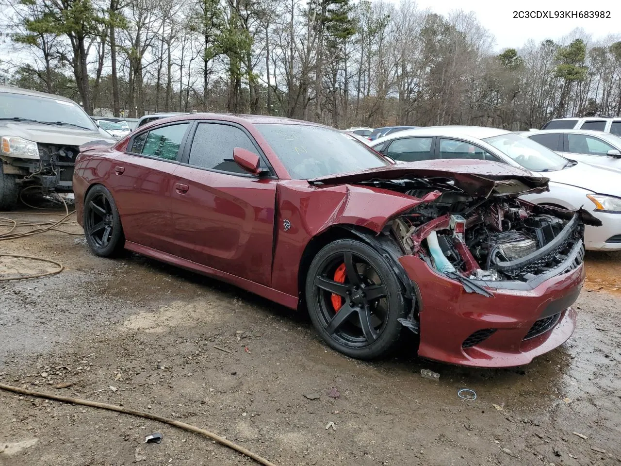 2019 Dodge Charger Srt Hellcat VIN: 2C3CDXL93KH683982 Lot: 41941714