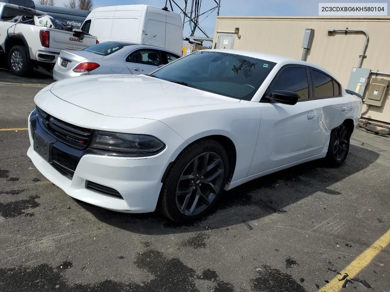 2C3CDXBG6KH580104 2019 Dodge Charger Sxt