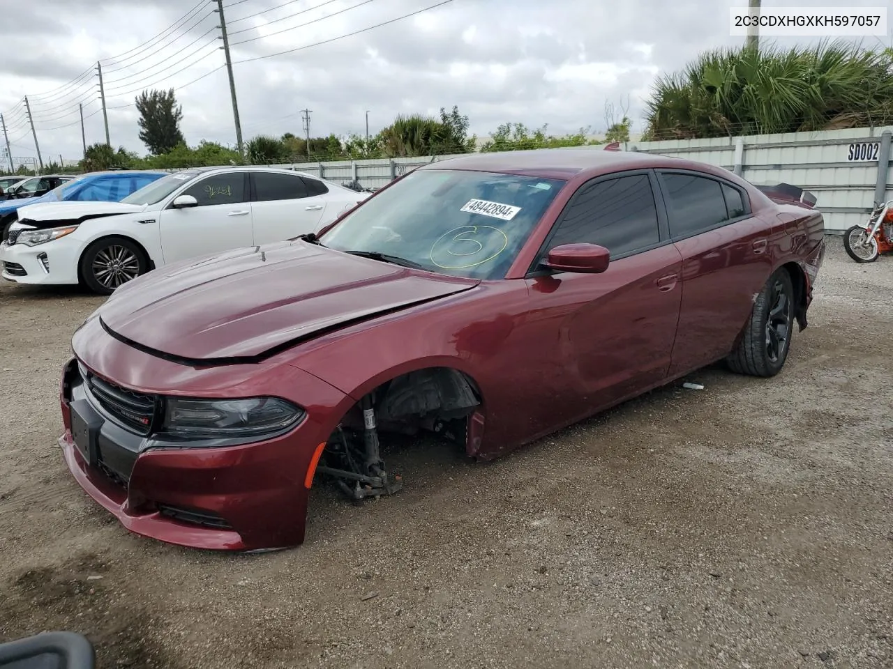 2C3CDXHGXKH597057 2019 Dodge Charger Gt