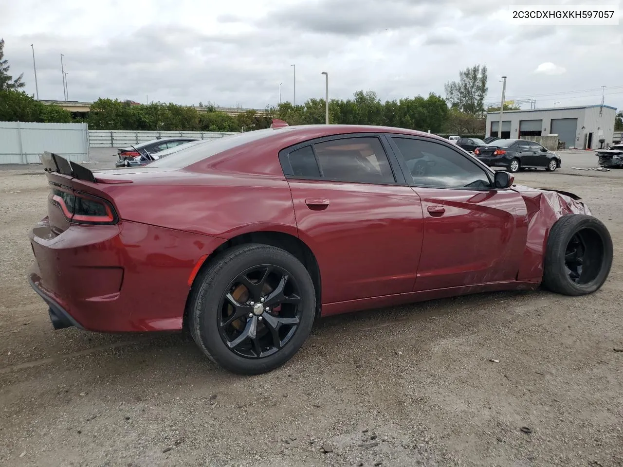 2019 Dodge Charger Gt VIN: 2C3CDXHGXKH597057 Lot: 48442894