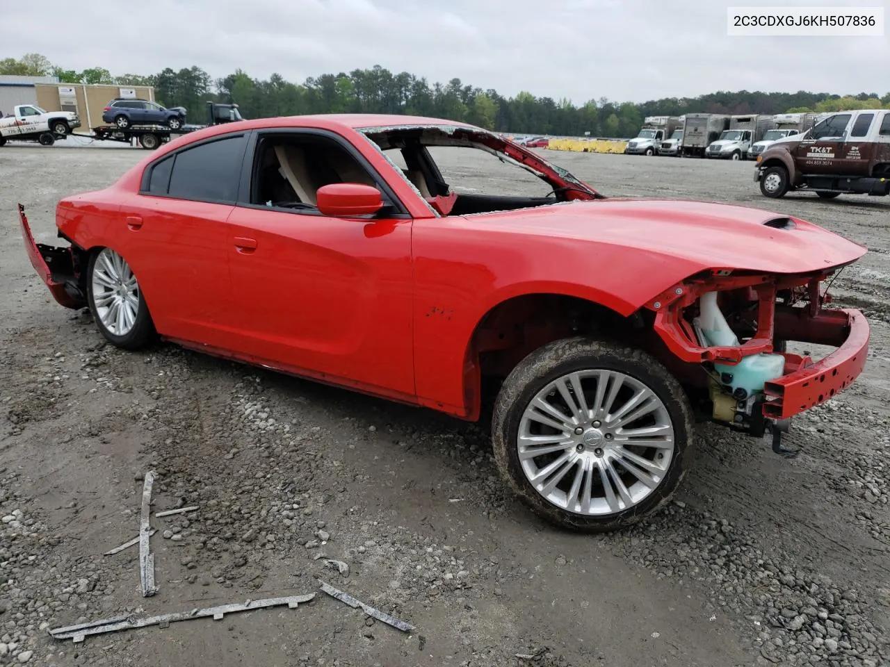 2019 Dodge Charger Scat Pack VIN: 2C3CDXGJ6KH507836 Lot: 50220054