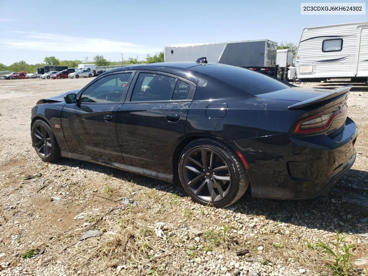 2019 Dodge Charger Scat Pack VIN: 2C3CDXGJ6KH624302 Lot: 51156704