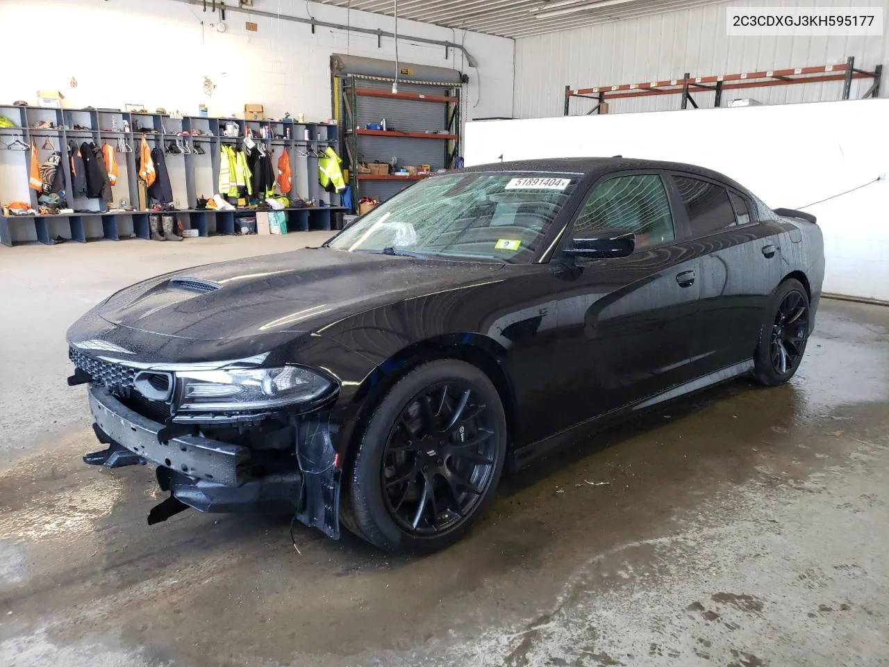 2019 Dodge Charger Scat Pack VIN: 2C3CDXGJ3KH595177 Lot: 51891404