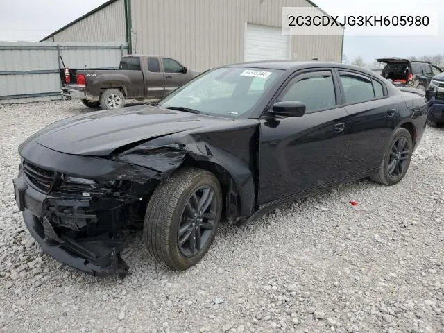 2C3CDXJG3KH605980 2019 Dodge Charger Sxt