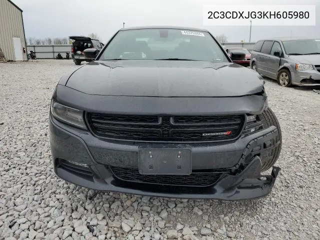 2019 Dodge Charger Sxt VIN: 2C3CDXJG3KH605980 Lot: 54669324