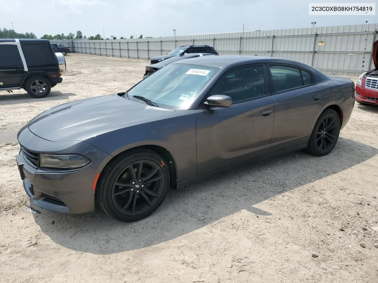 2019 Dodge Charger Sxt VIN: 2C3CDXBG8KH754819 Lot: 55664534