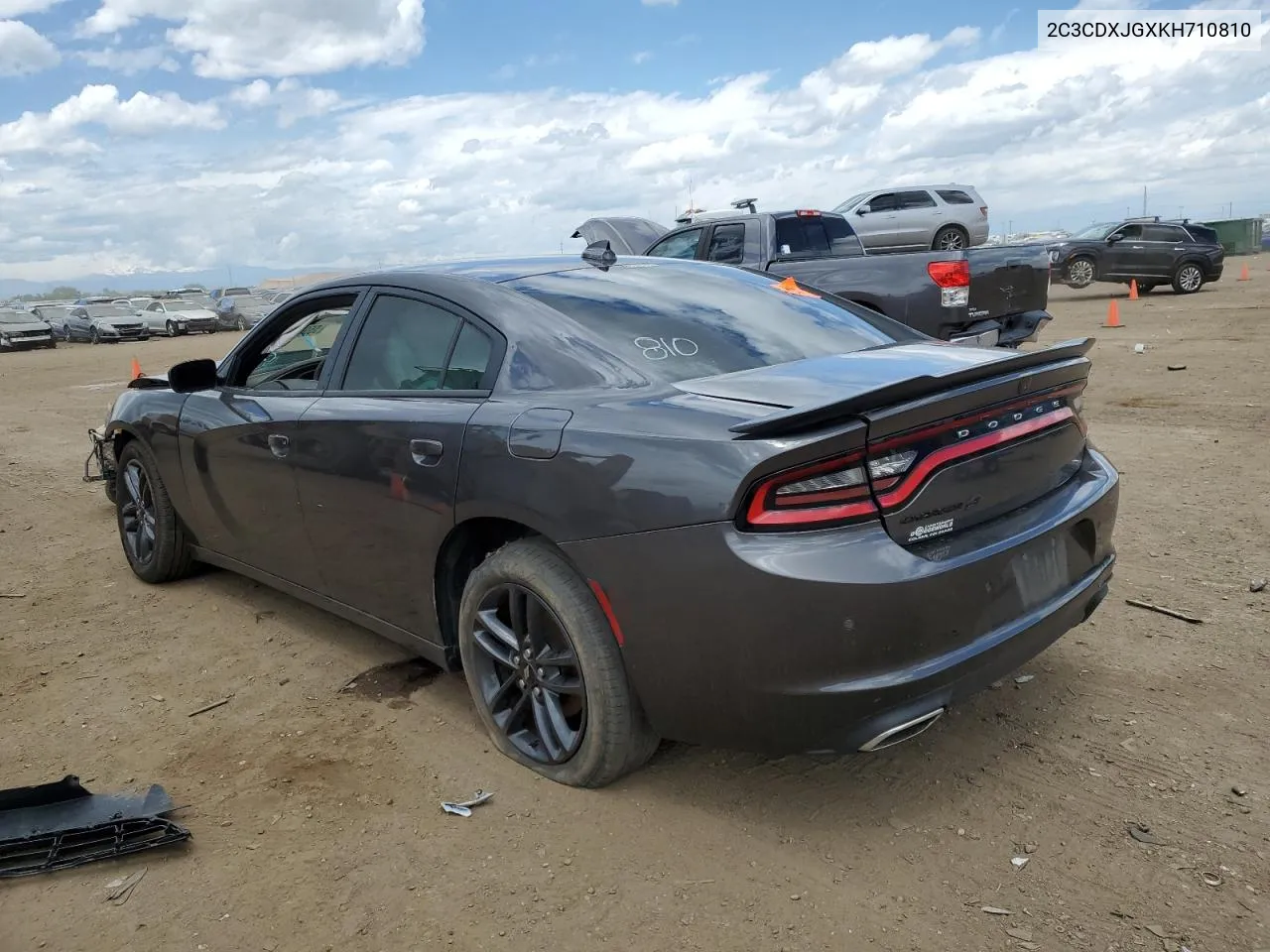 2019 Dodge Charger Sxt VIN: 2C3CDXJGXKH710810 Lot: 55974064