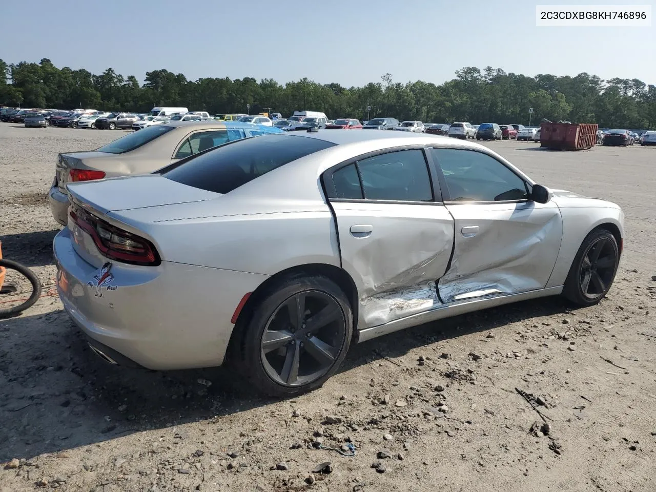 2019 Dodge Charger Sxt VIN: 2C3CDXBG8KH746896 Lot: 56484094