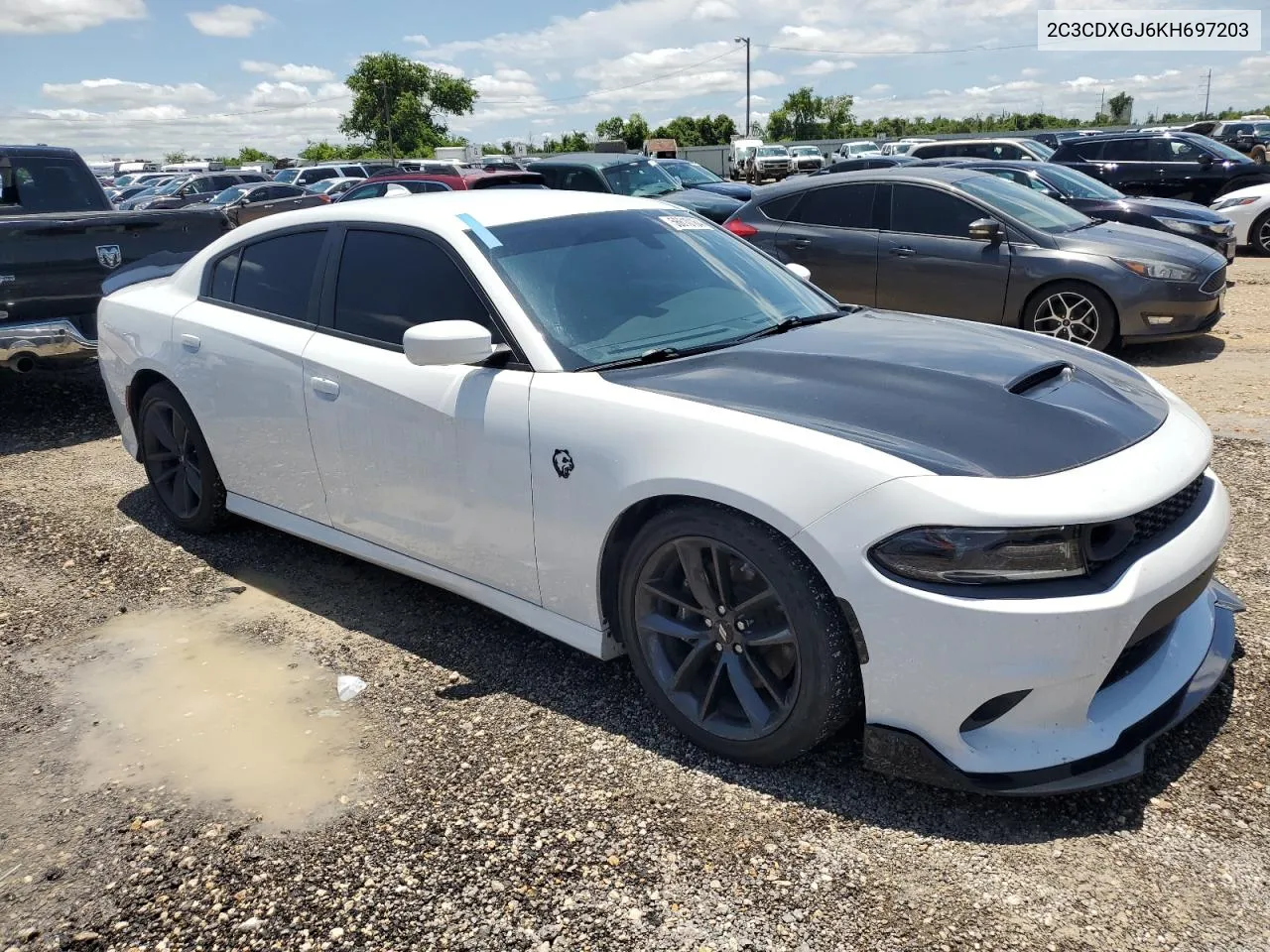 2019 Dodge Charger Scat Pack VIN: 2C3CDXGJ6KH697203 Lot: 56610164