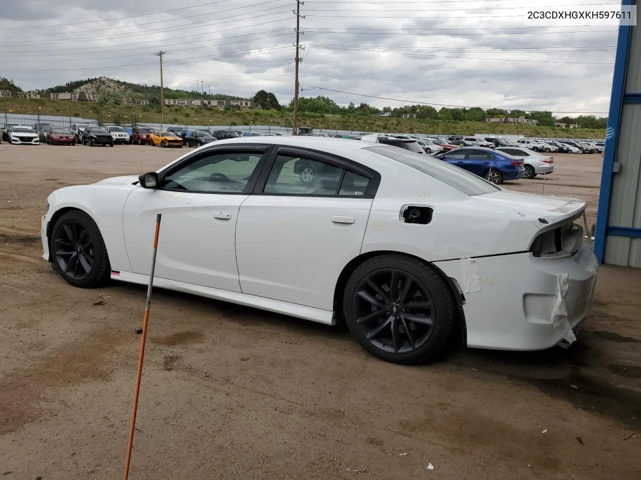 2019 Dodge Charger Gt VIN: 2C3CDXHGXKH597611 Lot: 56838074