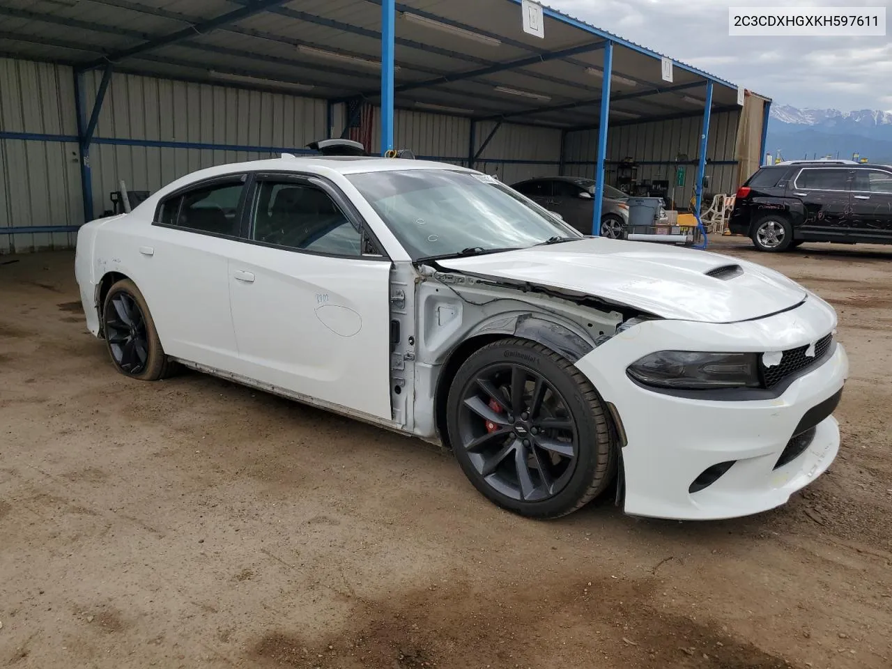 2019 Dodge Charger Gt VIN: 2C3CDXHGXKH597611 Lot: 56838074