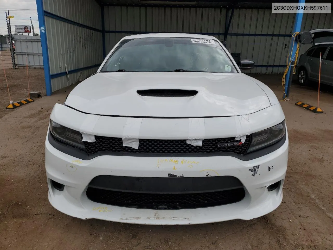 2C3CDXHGXKH597611 2019 Dodge Charger Gt