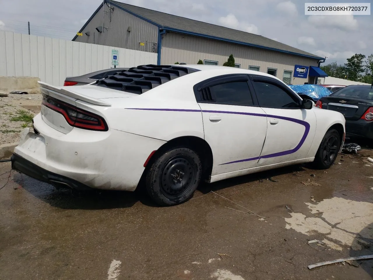 2019 Dodge Charger Sxt VIN: 2C3CDXBG8KH720377 Lot: 57220534