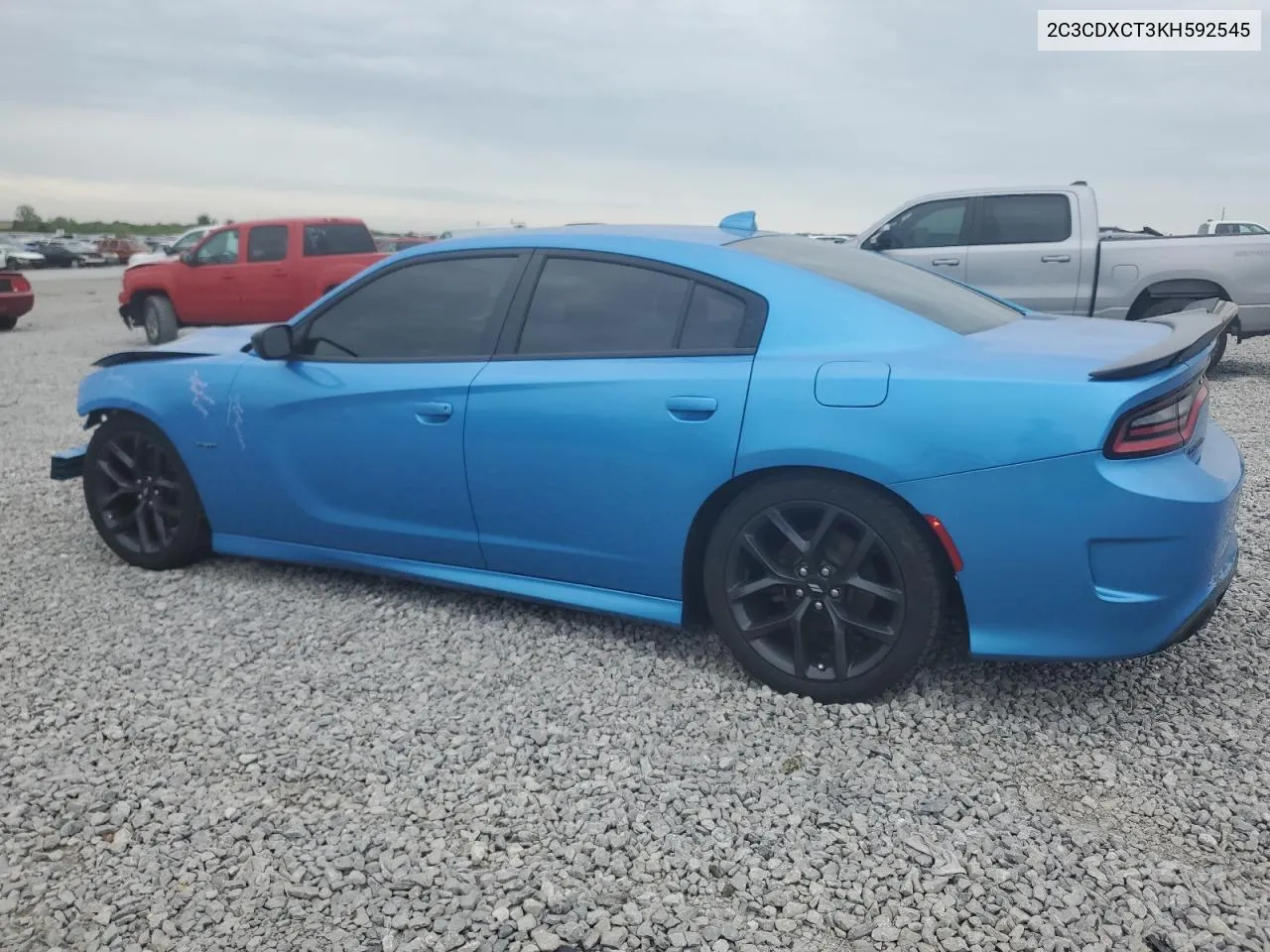 2019 Dodge Charger R/T VIN: 2C3CDXCT3KH592545 Lot: 57467574