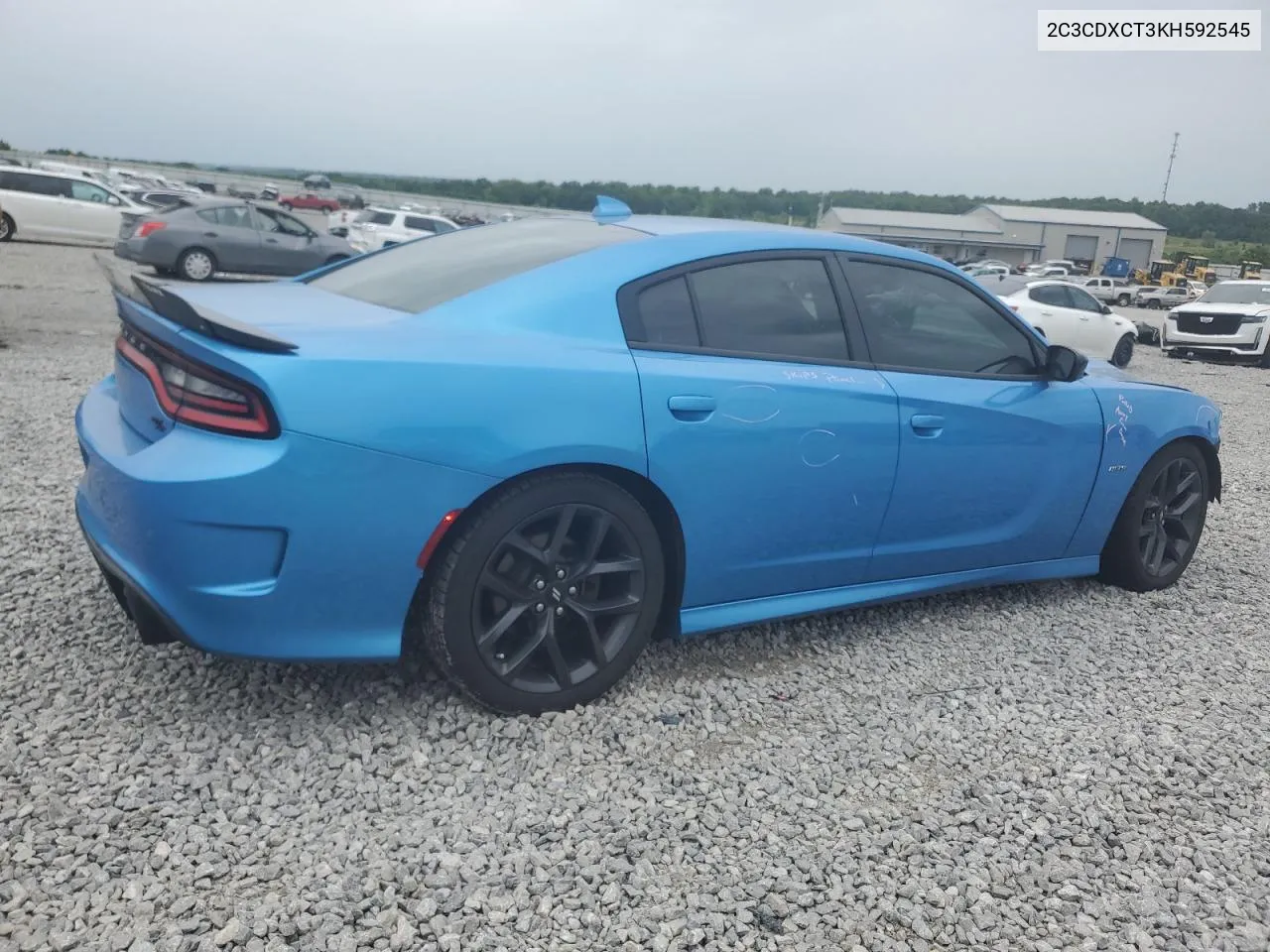 2019 Dodge Charger R/T VIN: 2C3CDXCT3KH592545 Lot: 57467574