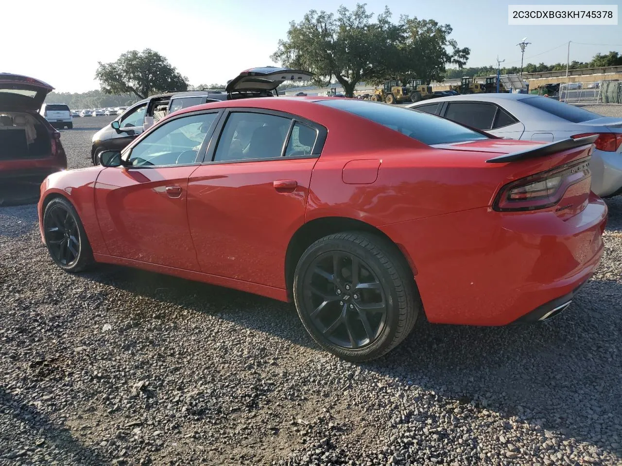 2019 Dodge Charger Sxt VIN: 2C3CDXBG3KH745378 Lot: 57535224