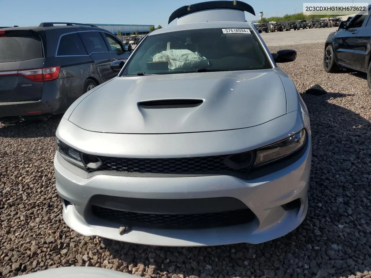 2019 Dodge Charger Gt VIN: 2C3CDXHG1KH673622 Lot: 57618594