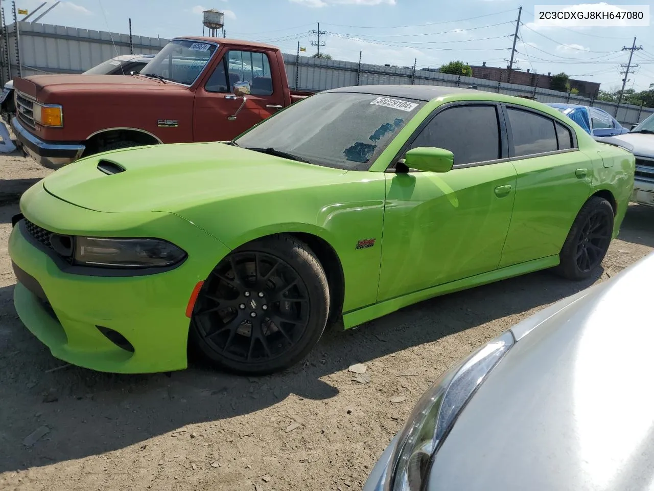 2019 Dodge Charger Scat Pack VIN: 2C3CDXGJ8KH647080 Lot: 58229104