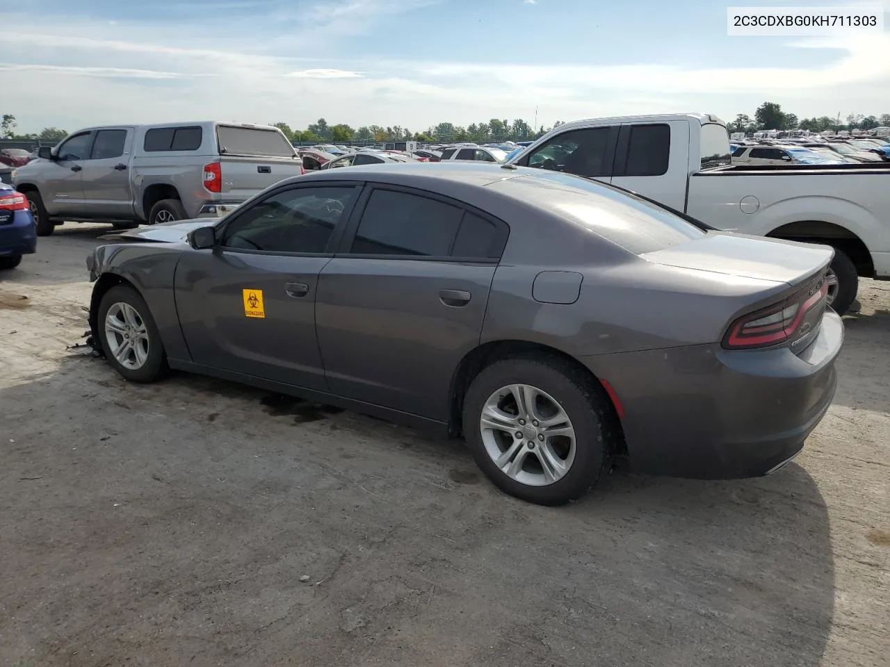 2019 Dodge Charger Sxt VIN: 2C3CDXBG0KH711303 Lot: 58515624