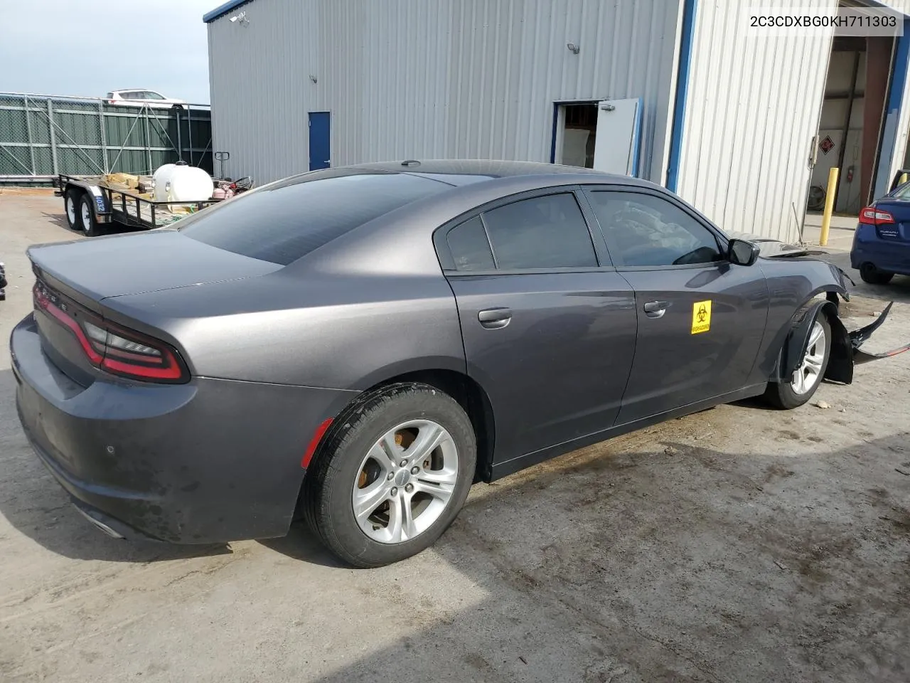 2019 Dodge Charger Sxt VIN: 2C3CDXBG0KH711303 Lot: 58515624