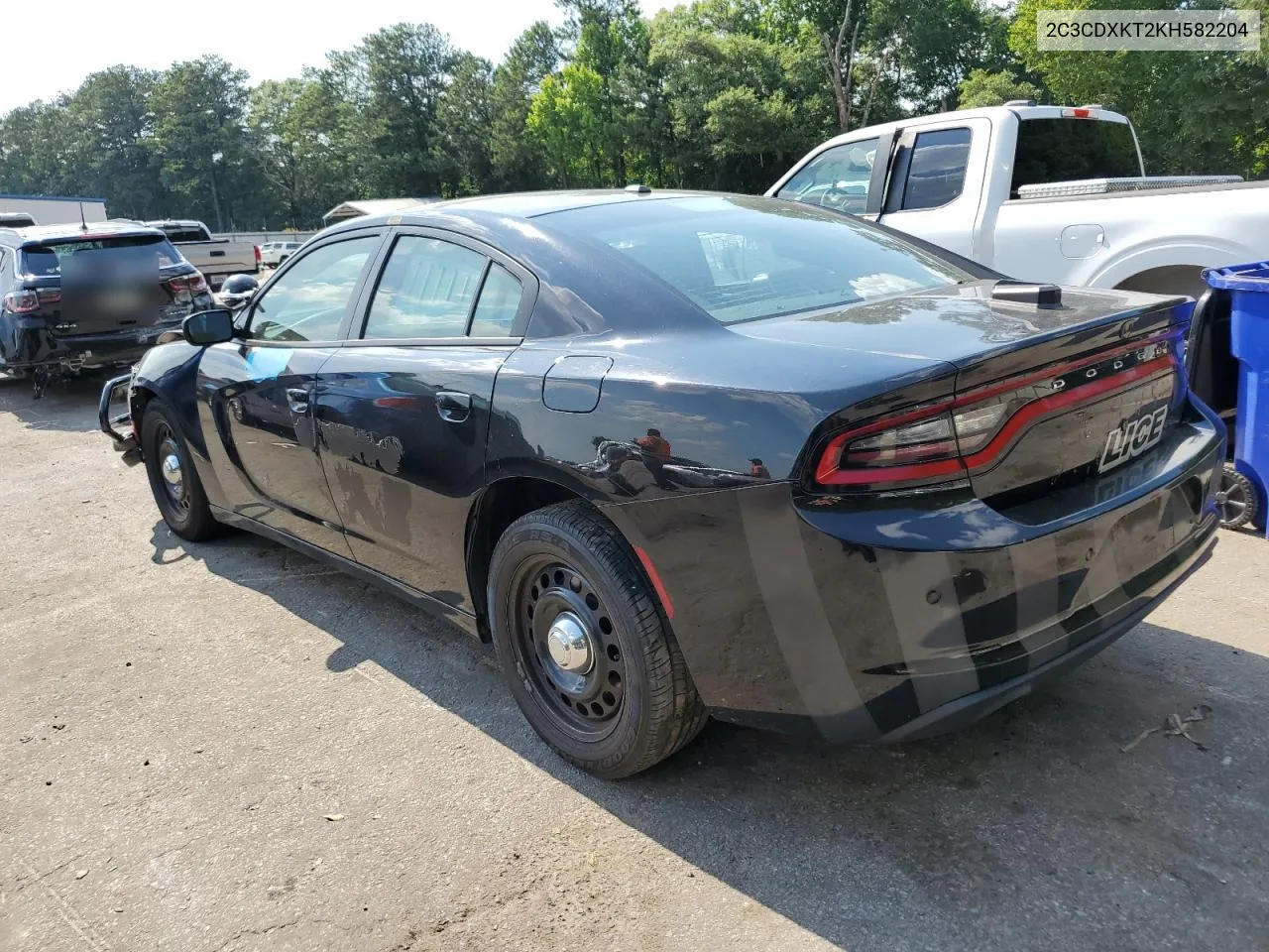 2019 Dodge Charger Police VIN: 2C3CDXKT2KH582204 Lot: 58734004