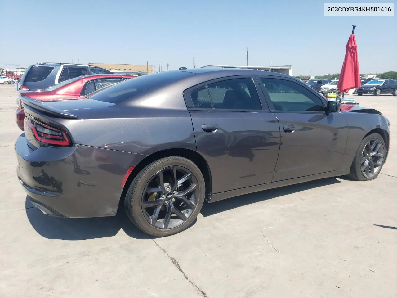 2019 Dodge Charger Sxt VIN: 2C3CDXBG4KH501416 Lot: 59162604