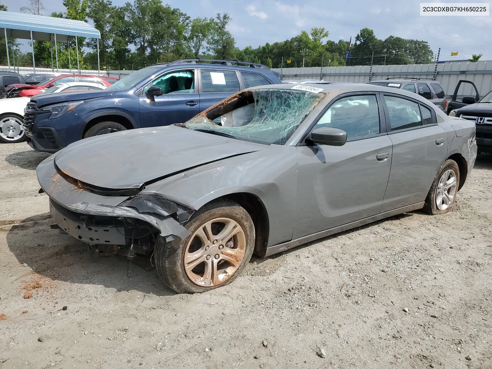 2C3CDXBG7KH650225 2019 Dodge Charger Sxt