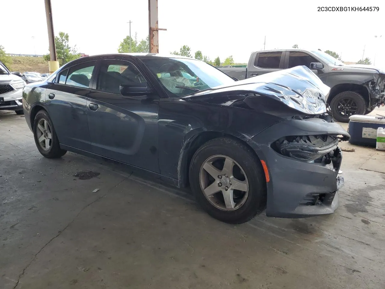 2019 Dodge Charger Sxt VIN: 2C3CDXBG1KH644579 Lot: 59577114