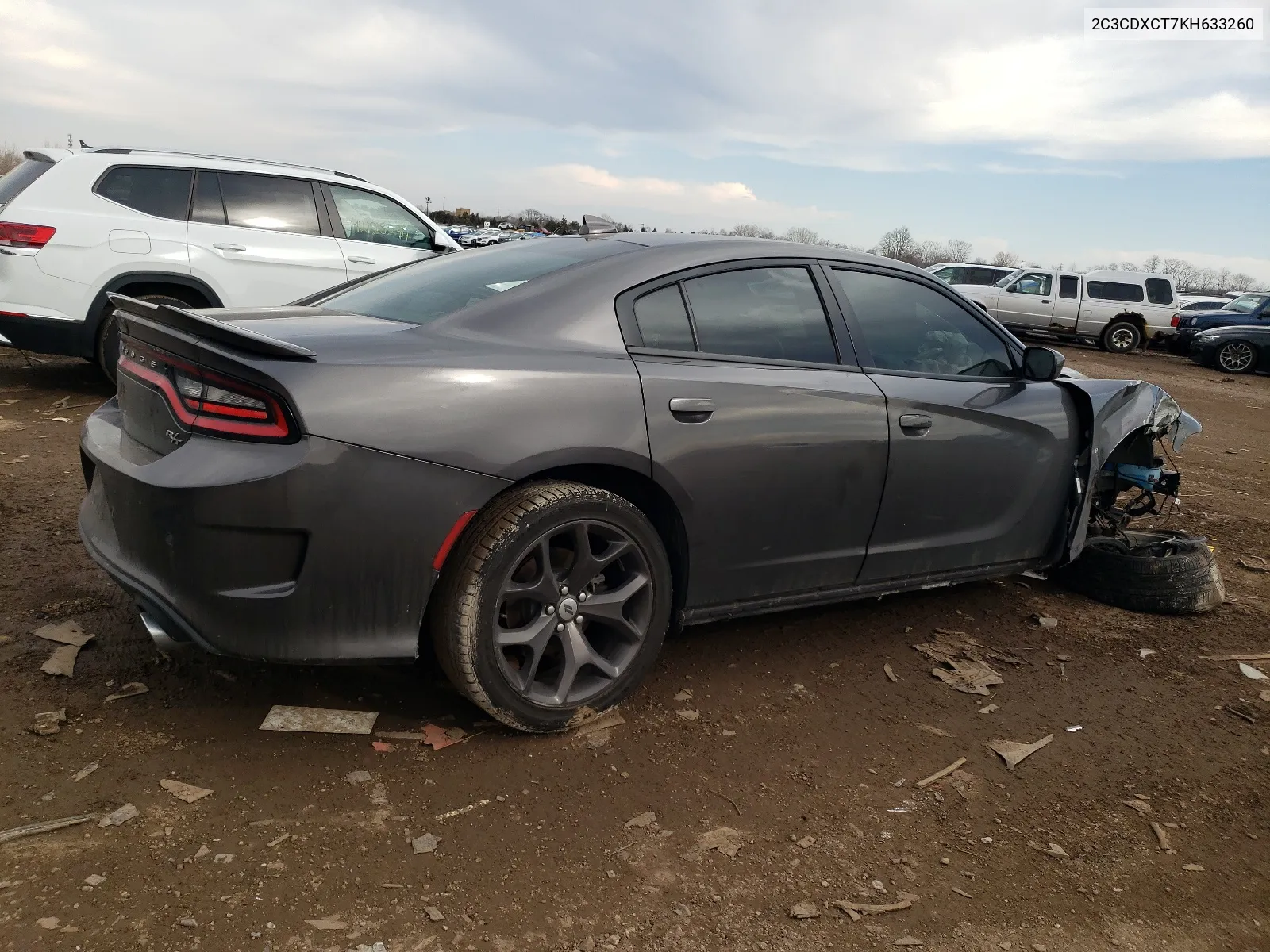 2019 Dodge Charger R/T VIN: 2C3CDXCT7KH633260 Lot: 59624114