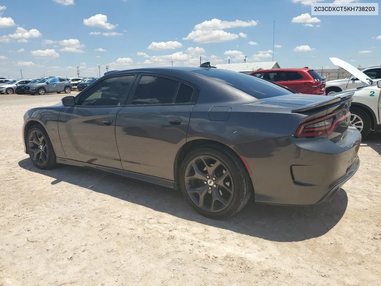 2019 Dodge Charger R/T VIN: 2C3CDXCT5KH738203 Lot: 60398744