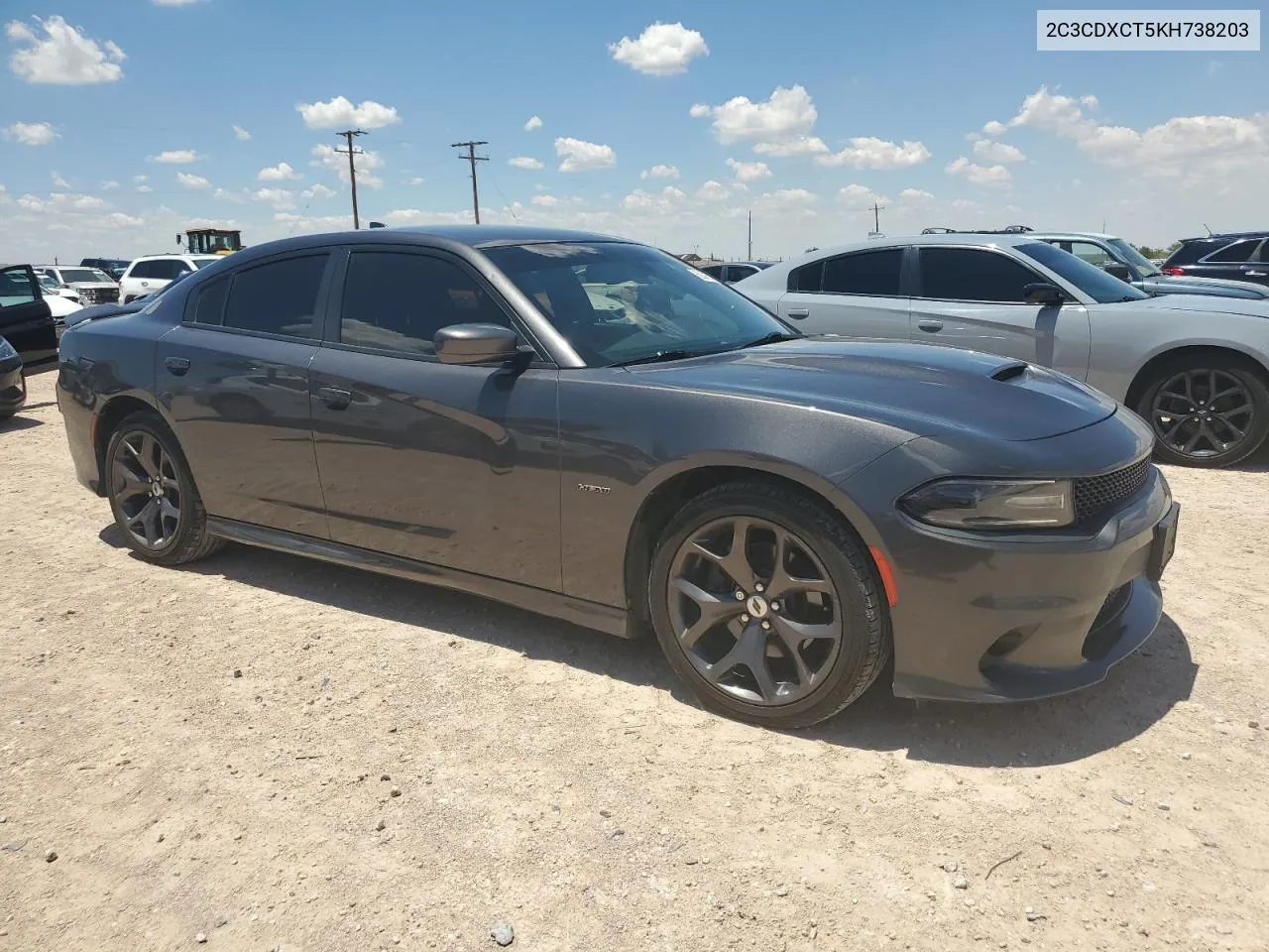 2019 Dodge Charger R/T VIN: 2C3CDXCT5KH738203 Lot: 60398744