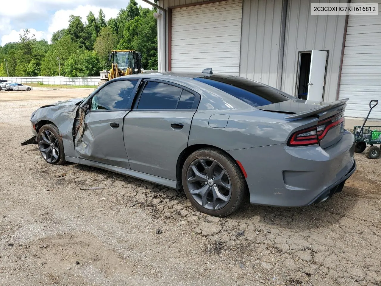 2019 Dodge Charger Gt VIN: 2C3CDXHG7KH616812 Lot: 60769654