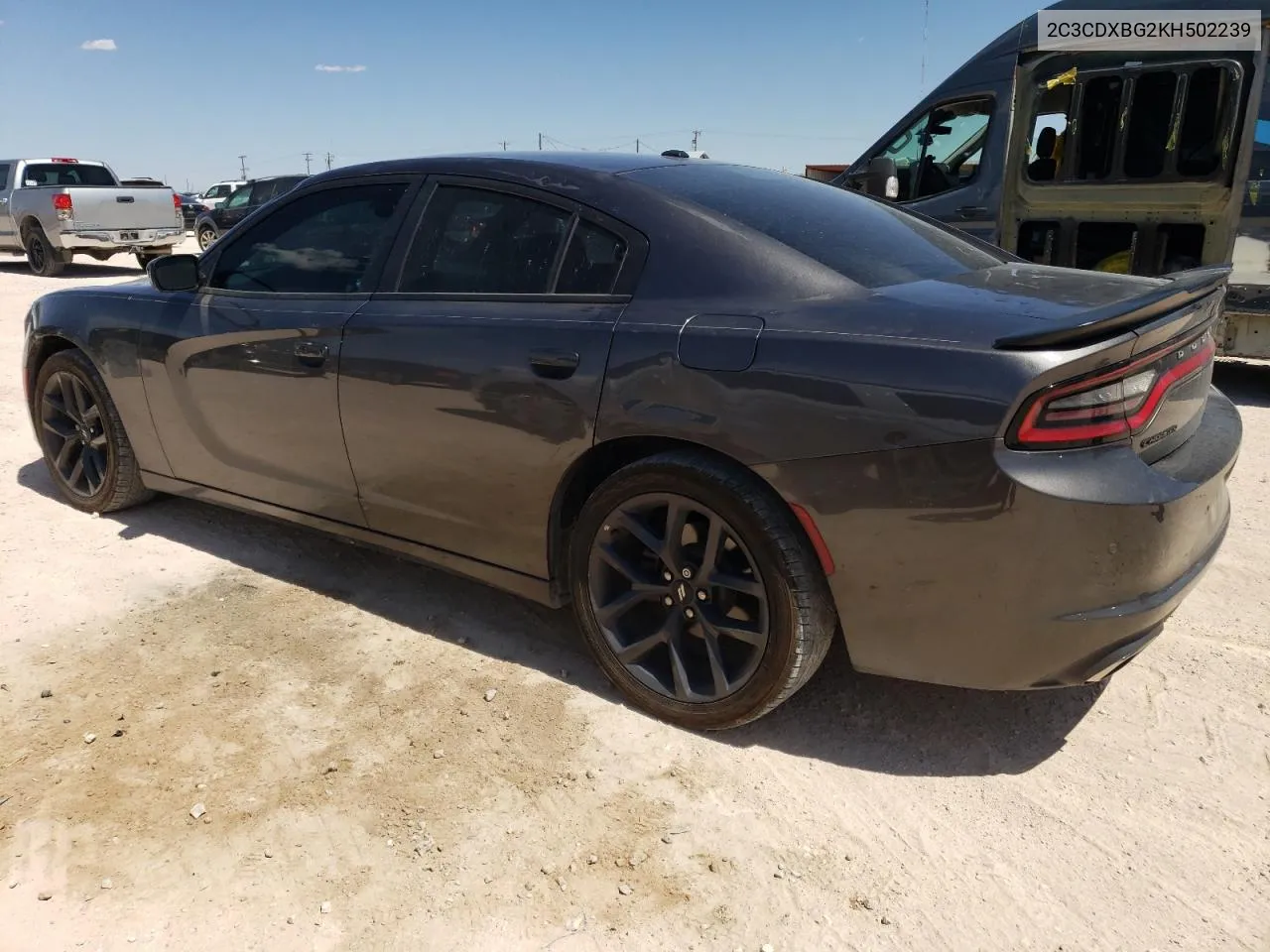 2019 Dodge Charger Sxt VIN: 2C3CDXBG2KH502239 Lot: 61062724