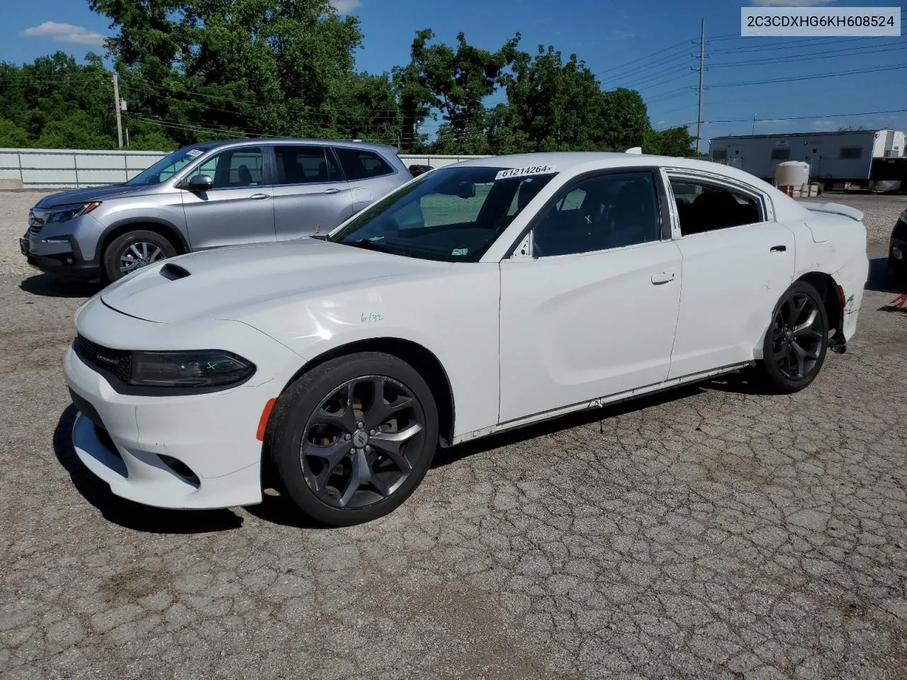 2019 Dodge Charger Gt VIN: 2C3CDXHG6KH608524 Lot: 61214264