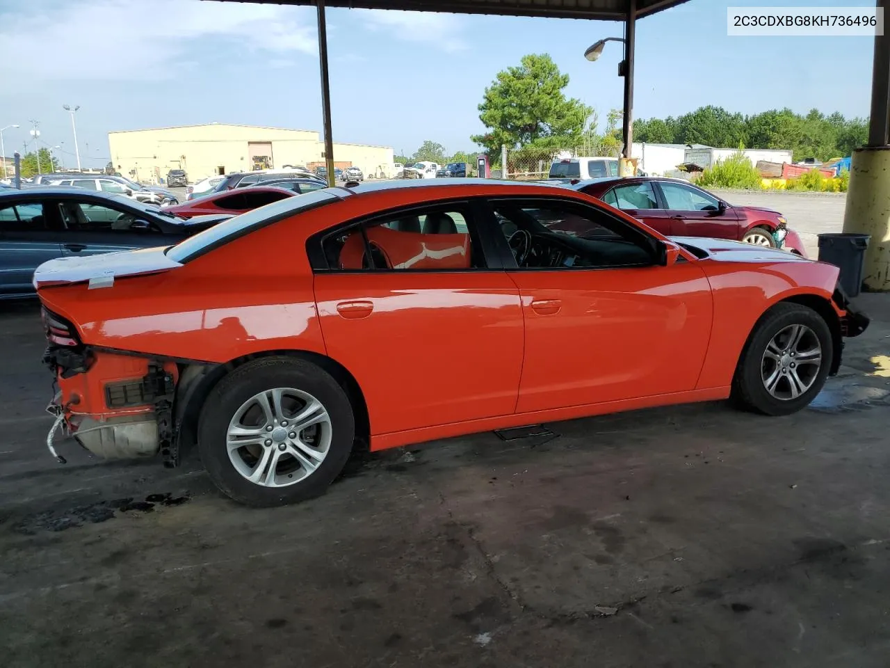 2019 Dodge Charger Sxt VIN: 2C3CDXBG8KH736496 Lot: 61431294