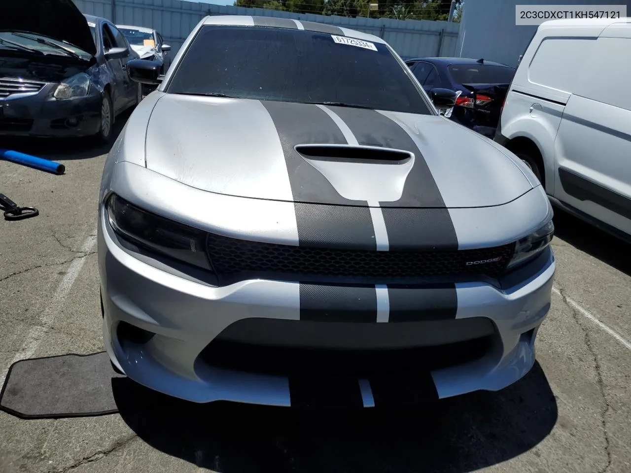 2019 Dodge Charger R/T VIN: 2C3CDXCT1KH547121 Lot: 61725334