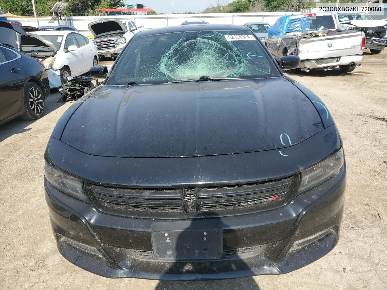 2019 Dodge Charger Sxt VIN: 2C3CDXBG7KH720080 Lot: 62125004