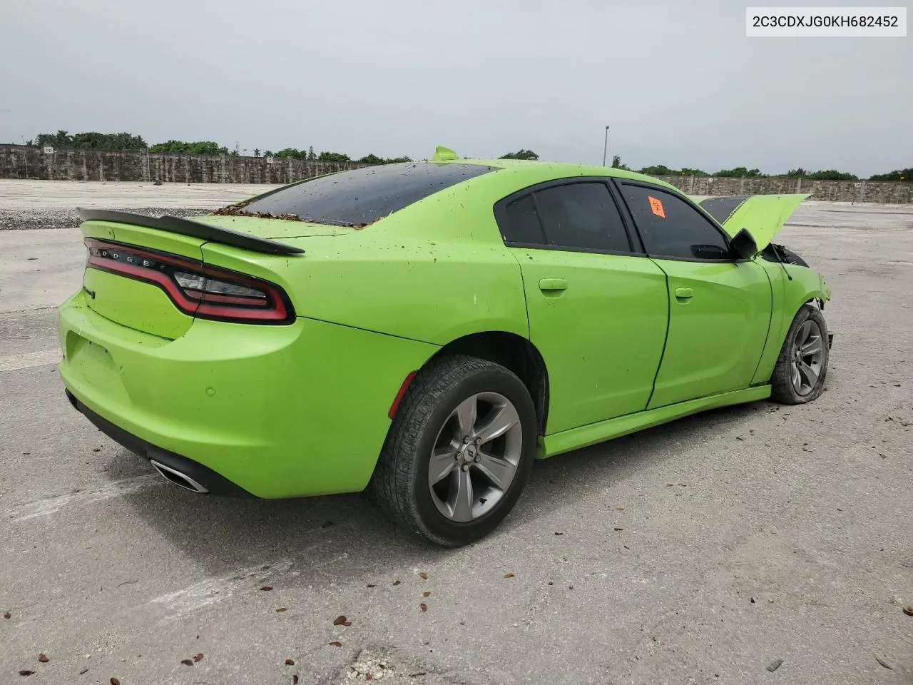 2019 Dodge Charger Sxt VIN: 2C3CDXJG0KH682452 Lot: 62150454