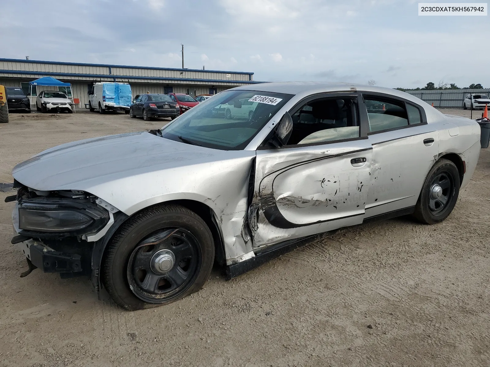 2019 Dodge Charger Police VIN: 2C3CDXAT5KH567942 Lot: 62188194