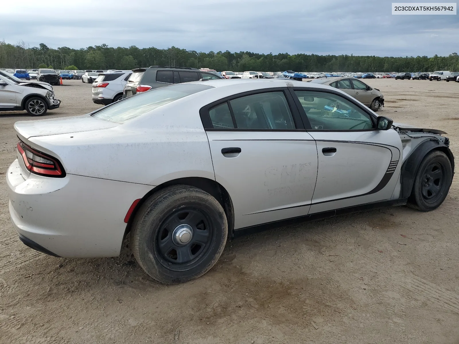 2019 Dodge Charger Police VIN: 2C3CDXAT5KH567942 Lot: 62188194